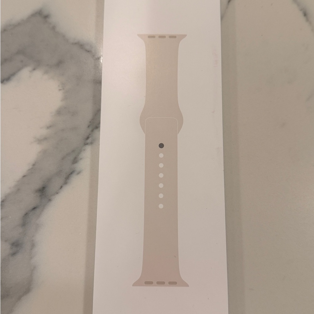 Apple Sport Band - Light Pink/Cream Silicone